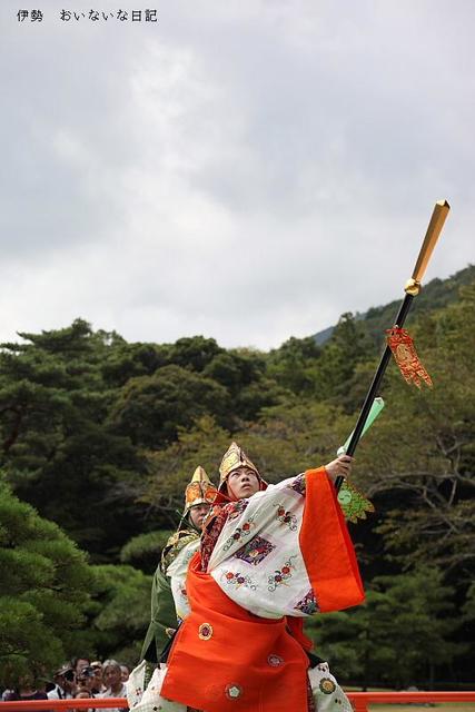 神宮 秋季 神楽祭 ～2009/9/22 伊勢神宮舞楽 内宮特設舞台